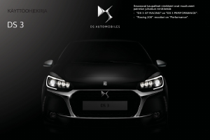 Käyttöohje Citroën DS3 (2017)