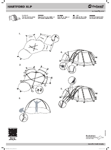 Manual Outwell Hartford XLP Tent