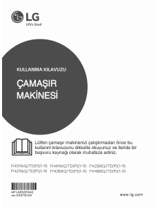 Kullanım kılavuzu LG FH2B8QDP Çamaşır makinesi