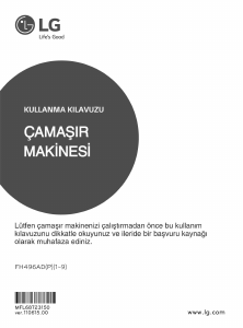 Kullanım kılavuzu LG FH496ADP3 Çamaşır makinesi