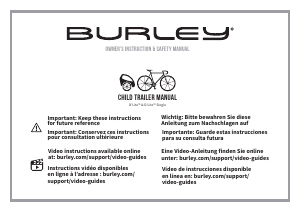 Handleiding Burley DLite Fietskar