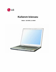 Kullanım kılavuzu LG LS50-A Dizüstü bilgisayar