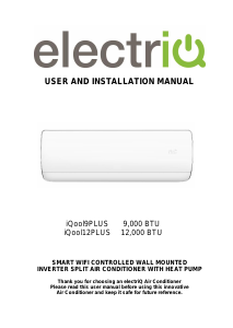 Handleiding ElectriQ iQool9Plus Airconditioner