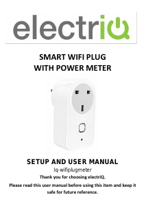 Handleiding ElectriQ Iq-WiFiPlugMeter Slim stopcontact