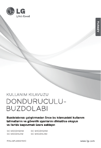 Kullanım kılavuzu LG GC-M502HQHM Donduruculu buzdolabı