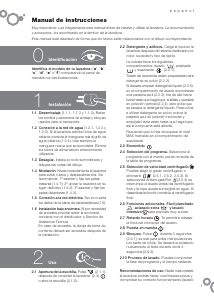 Manual de uso Fagor L-7610S Lavadora