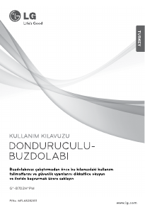 Kullanım kılavuzu LG GN-B702HSPM Donduruculu buzdolabı