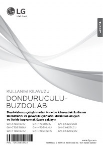 Kullanım kılavuzu LG GN-C702SGGU Donduruculu buzdolabı