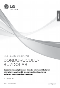 Kullanım kılavuzu LG GN-M702HQHM Donduruculu buzdolabı