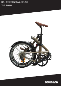 Bedienungsanleitung BTwin Tilt 500 Faltrad