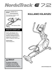 Kullanım kılavuzu NordicTrack E7.2 Eliptik bisiklet
