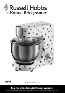 Manual Russell Hobbs 25931 Emma Bridgewater Stand Mixer