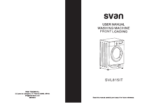 Manual Svan SVL815IT Washing Machine