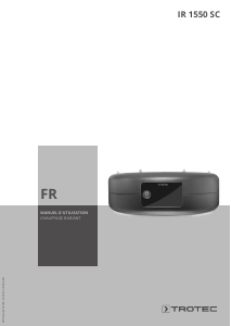 Mode d’emploi Trotec IR 1550 SC Chauffage