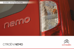 Mode d’emploi Citroën Nemo (2014)