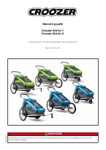 Manuál Croozer Kid for 2 Přívěsný vozík za kolo