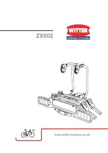 Manuál Witter ZX502 Nosič jízdních kol