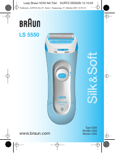Handleiding Braun LS 5550 Silk & Soft Scheerapparaat