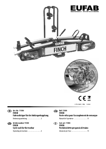 Bedienungsanleitung EUFAB Finch Fahrradträger