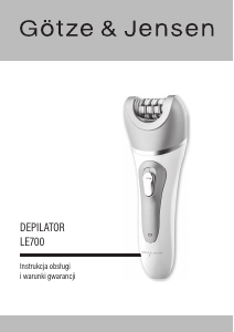 Instrukcja Götze & Jensen LE700 Depilator