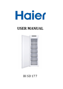 Manual Haier HFE 172 NF Congelador