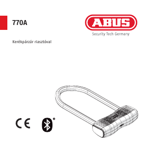 Használati útmutató Abus 770A Kerékpárzár