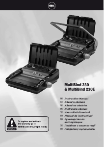 Manual GBC MultiBind 230 Mașină de legat birou