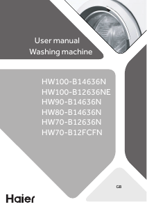 Manual Haier HW100-B12636NE Washing Machine