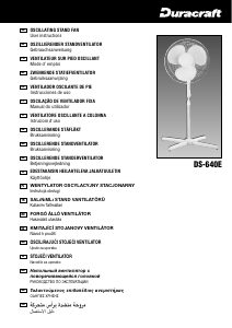 Priročnik Duracraft DS-640E Ventilator