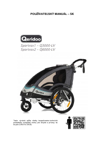 Návod Qeridoo Sportrex2 Vozík za bicykel