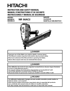 Handleiding Hitachi NR 90AC2 Spijkerpistool