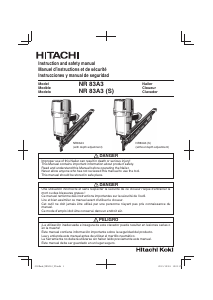 Handleiding Hitachi NR 83A3 Spijkerpistool