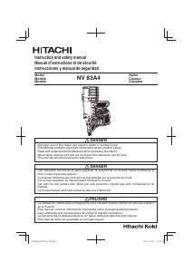 Manual Hitachi NV83A4 Nail Gun
