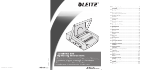 Instrukcja Leitz comBIND 500 Bindownica