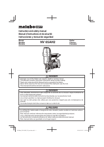 Mode d’emploi Metabo NV 65AH2 Cloueur