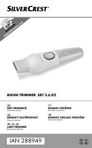 Használati útmutató SilverCrest SBT 3.6 D2 Bikinivonal-formázó
