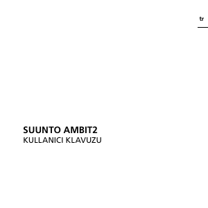 Kullanım kılavuzu Suunto Ambit 2.0 Spor kol saati