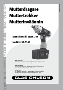 Käyttöohje Cotech LIWC-204 Iskuväännin