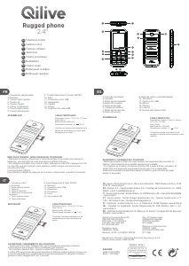 Manuale Qilive RF301 Rugged Telefono cellulare