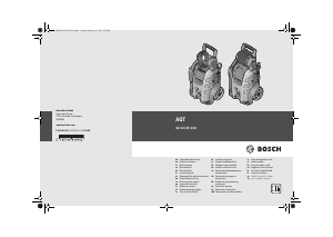 Manual Bosch AQT 42-13 Máquina de limpeza a alta pressão