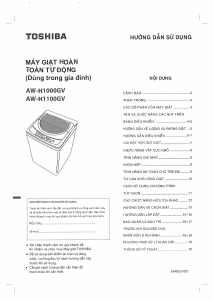 Hướng dẫn sử dụng Toshiba AW-H1100GV Máy giặt
