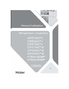 Használati útmutató Haier HTR5619ENMP Hűtő és fagyasztó