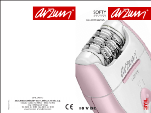 Kullanım kılavuzu Arzum AR 532 Softy Epilatör