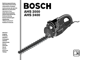 Handleiding Bosch AHS 2000 Heggenschaar