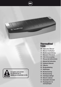 Bedienungsanleitung GBC ThermaBind T200 Bindegerät