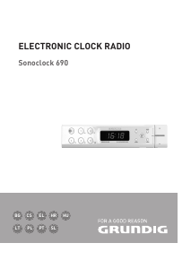 Manual Grundig Sonoclock 690 Rádio relógio