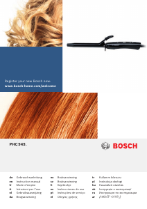 Kullanım kılavuzu Bosch PHC9490 ProSalon Saç şekillendirici