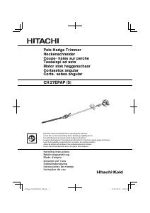 Manuale Hitachi CH 27EPAP(S) Tagliasiepi