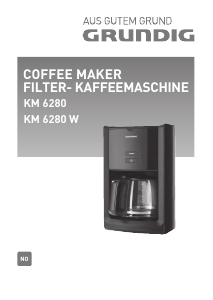 Bruksanvisning Grundig KM 6280 W Kaffemaskin