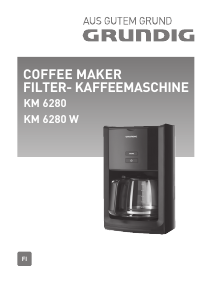 Käyttöohje Grundig KM 6280 W Kahvikone
